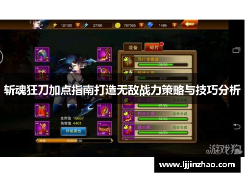 斩魂狂刀加点指南打造无敌战力策略与技巧分析